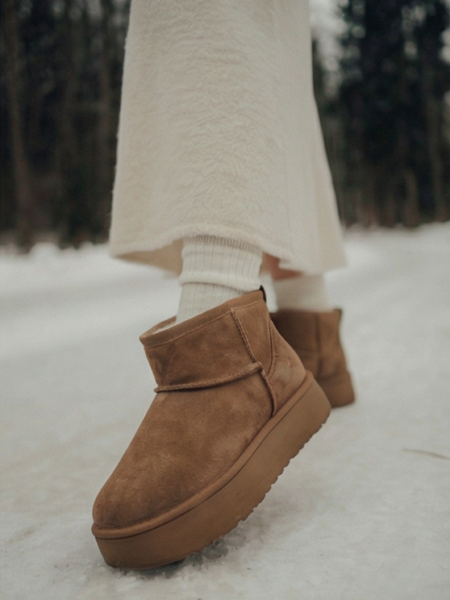 Замшеві уггі North BT150 (кориця)