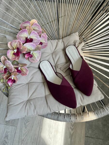 Замшеві мюлі Two M107Z (марсала)