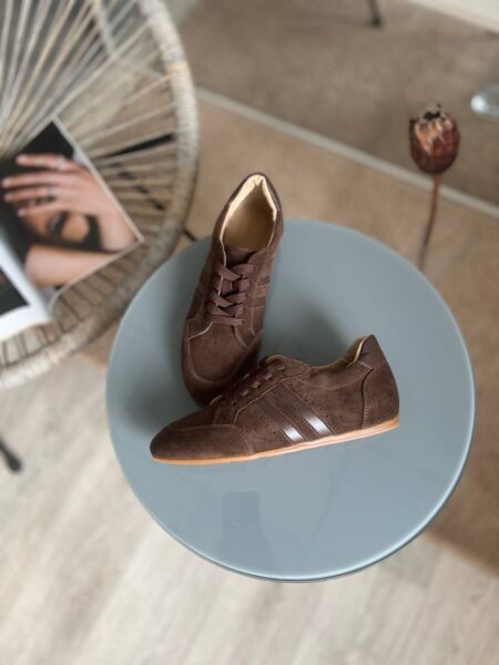 Замшеві кеди Slice K135 (шоколад)