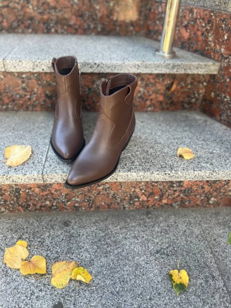 Шкіряні ковбойки Tequila BT132 (шоколад)