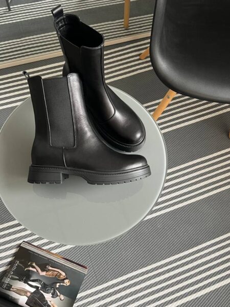 Шкіряні черевики-челсі Dilara BT151 (чорний)