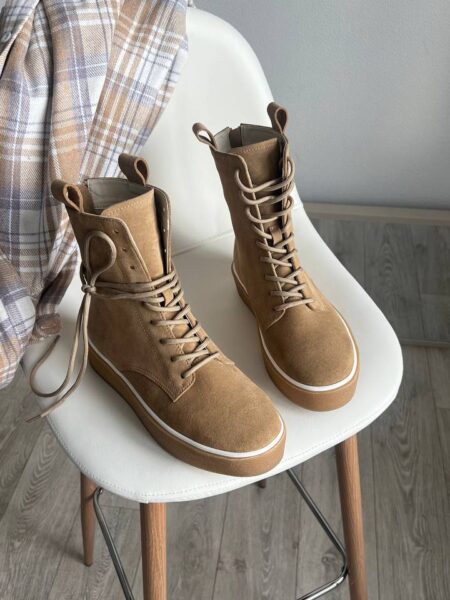 Замшеві черевики Kerry BT158 (кемел)