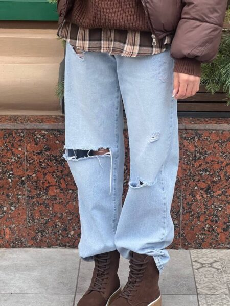 Замшеві черевики на хутрі Kerry BT158W (шоколад)