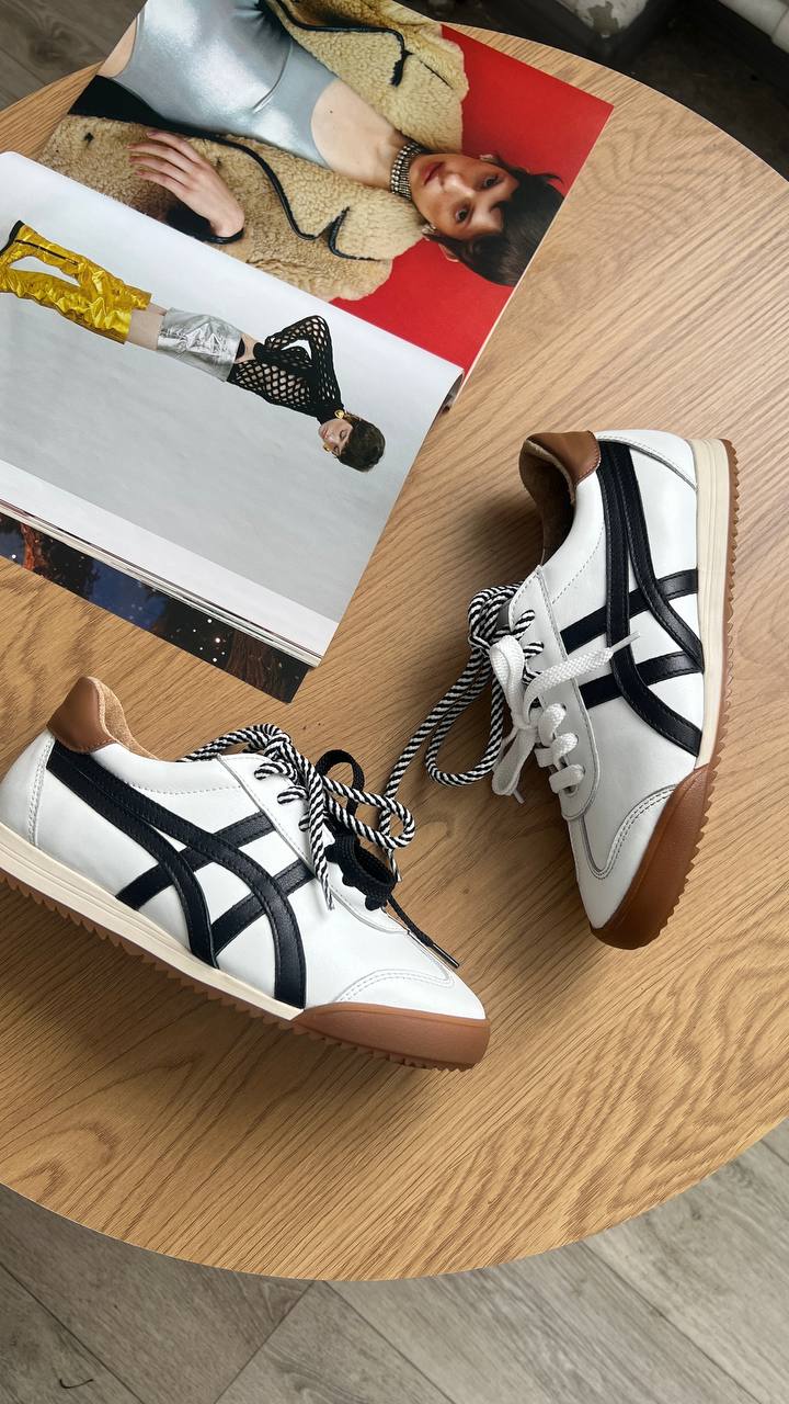 Шкіряні кеди Hype K137 (білий)