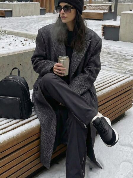 Шкіряні зимові кросівки на хутрі Scout K128W (чорний)