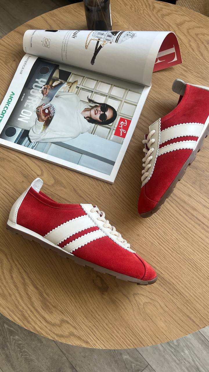 Замшеві кеди Berry K141Z (алий)