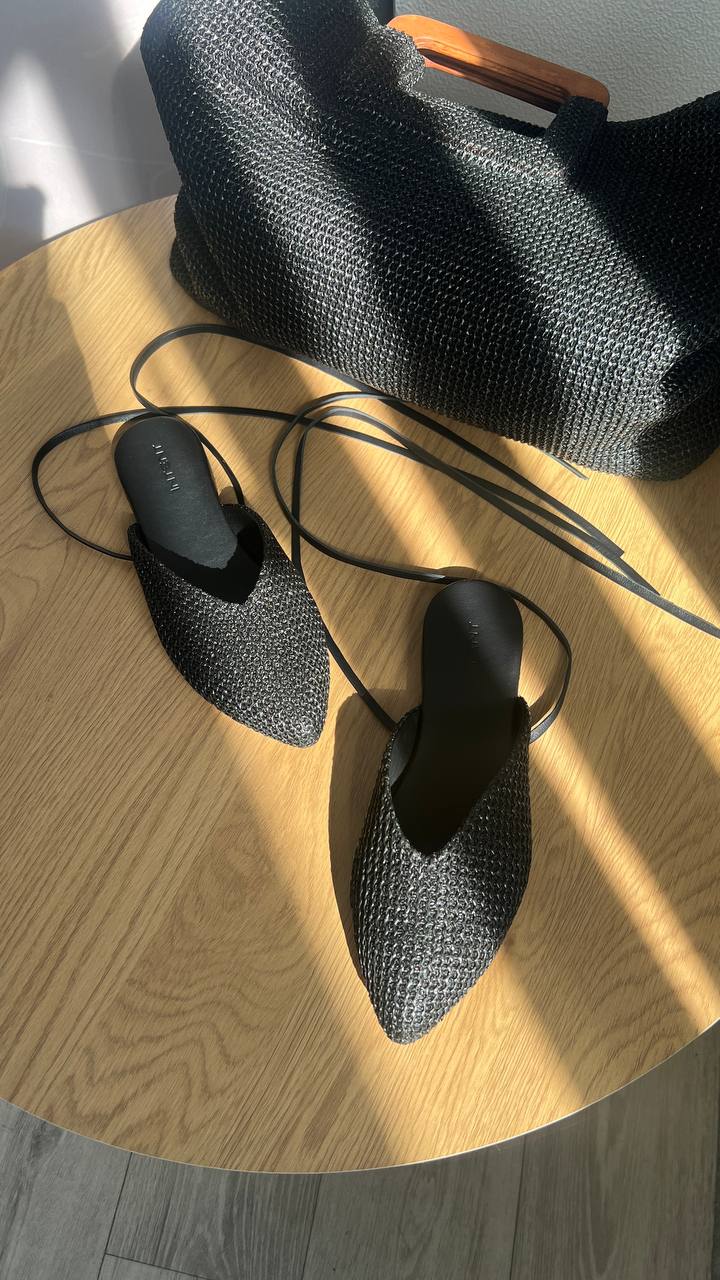 Шкіряні мюлі Solomia M112 (чорний)