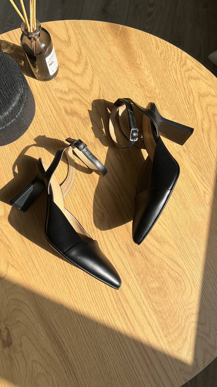 Шкіряні туфлі Marisa B137 (чорний) 38 р.