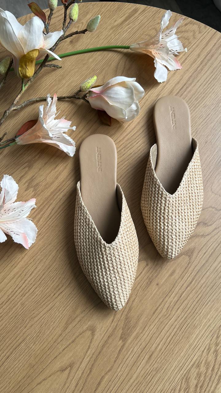 Шкіряні мюлі Mia M116 (сахара)